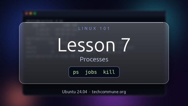 Lesson 7: What is running and how to stop it