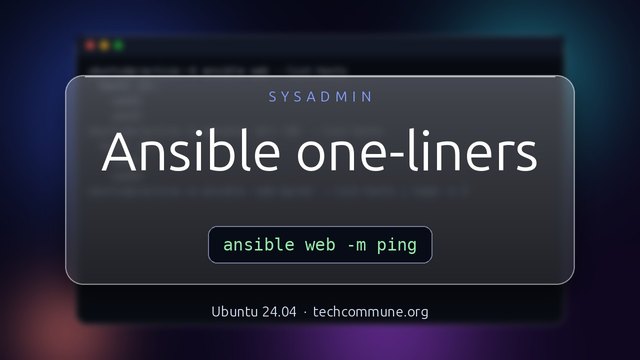 Ansible One-Liners