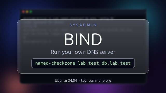 BIND: Run Your Own DNS Server