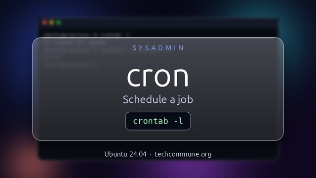 cron: Scheduling Jobs