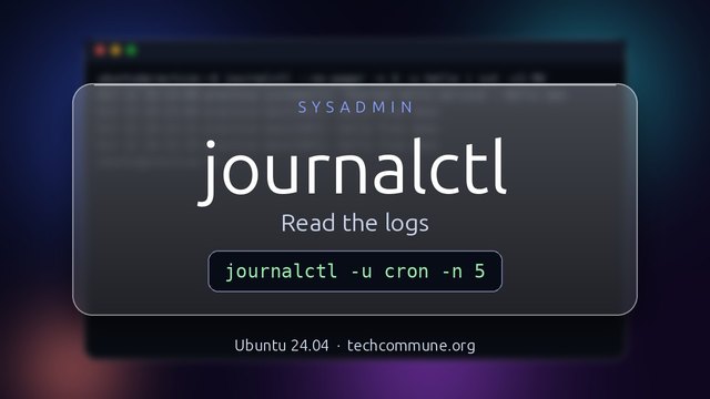 journalctl: The systemd Journal