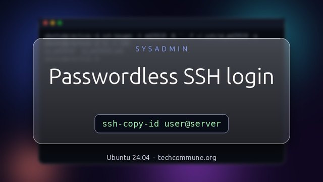 Passwordless SSH Login