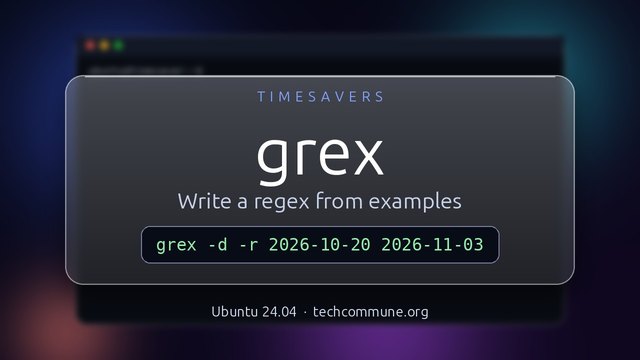 grex: write a regular expression from examples