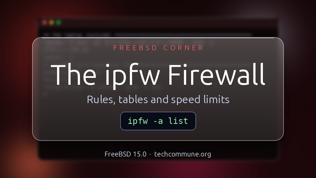 Video: ipfw (FreeBSD video)
