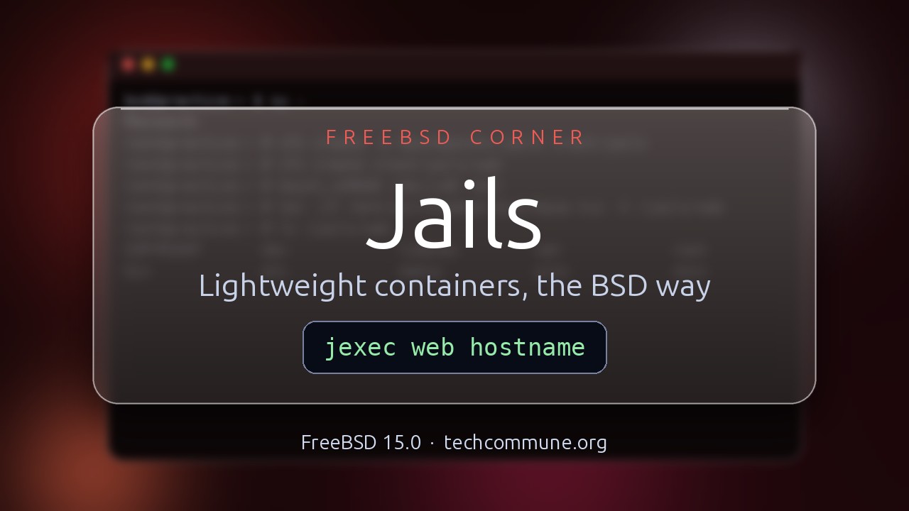 Video: Jails (FreeBSD video)