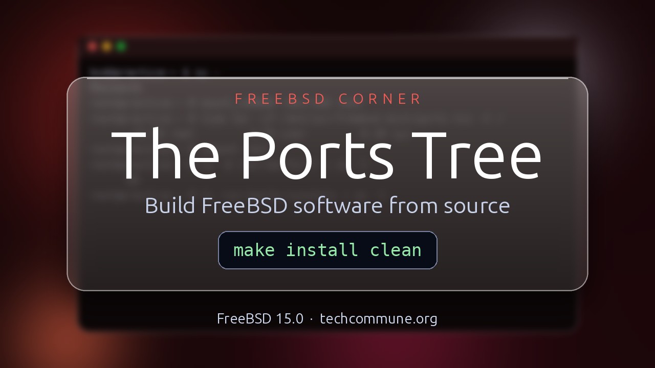 Video: The Ports Tree (FreeBSD video)