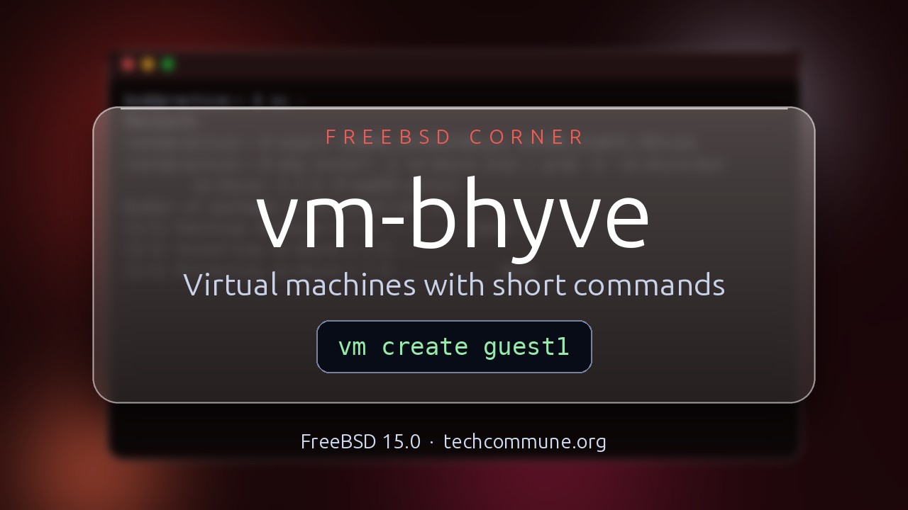 Video: vm-bhyve (FreeBSD video)