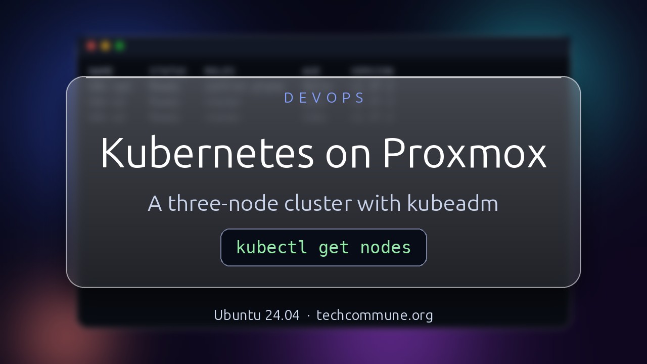 Video: Kubernetes on Proxmox Guide (DevOps video)