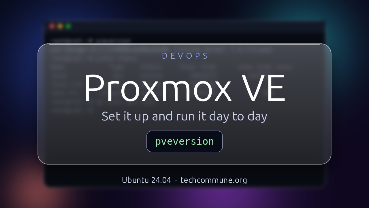 Video: Proxmox VE (DevOps video)