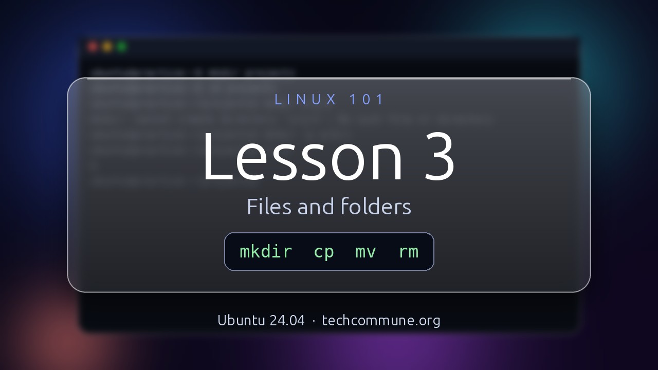 Video: Files and Folders (Linux 101 video)