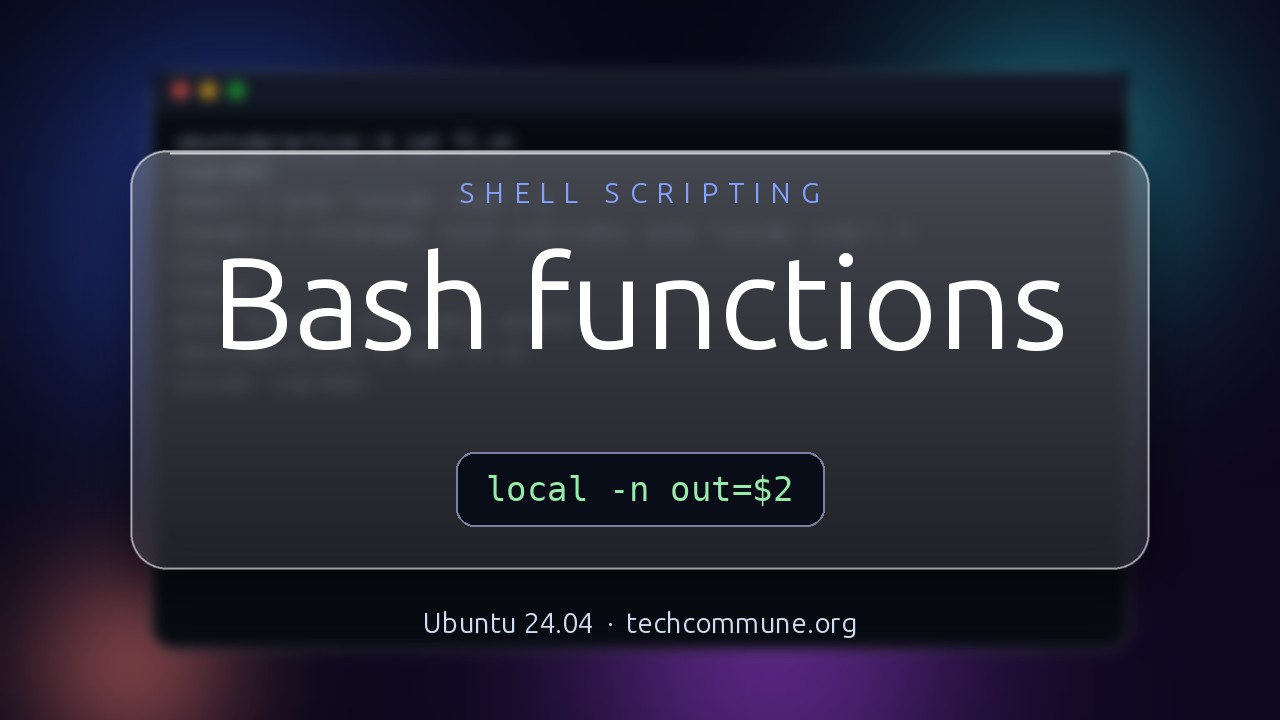 Video: Bash functions in depth (Shell Scripting video)