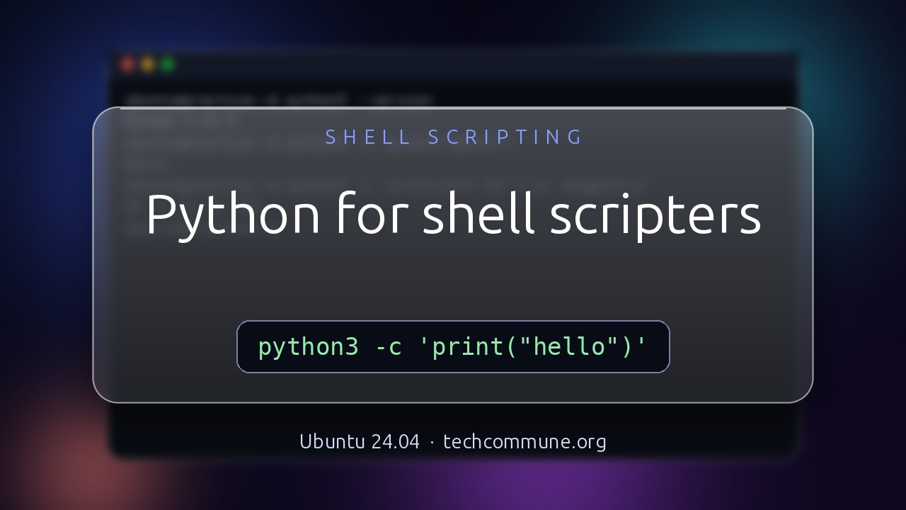 Video: Python quick reference (Shell Scripting video)