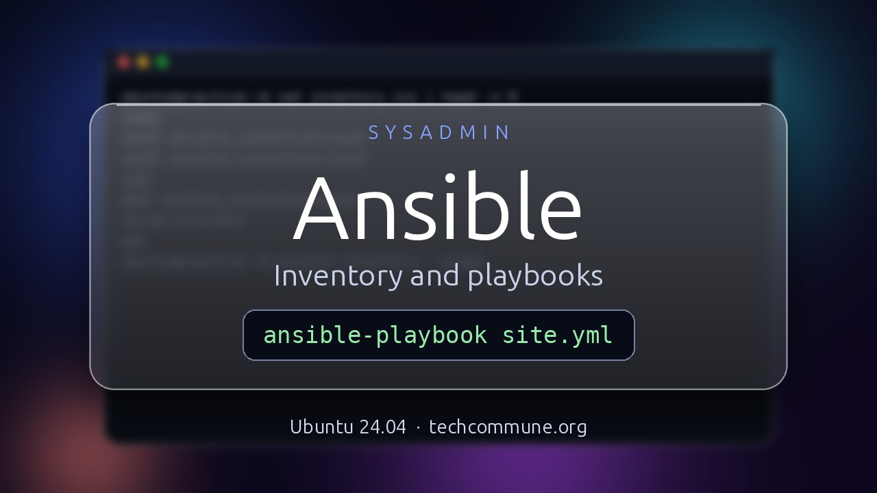 Video: Ansible Cheat Sheet (sysadmin video)