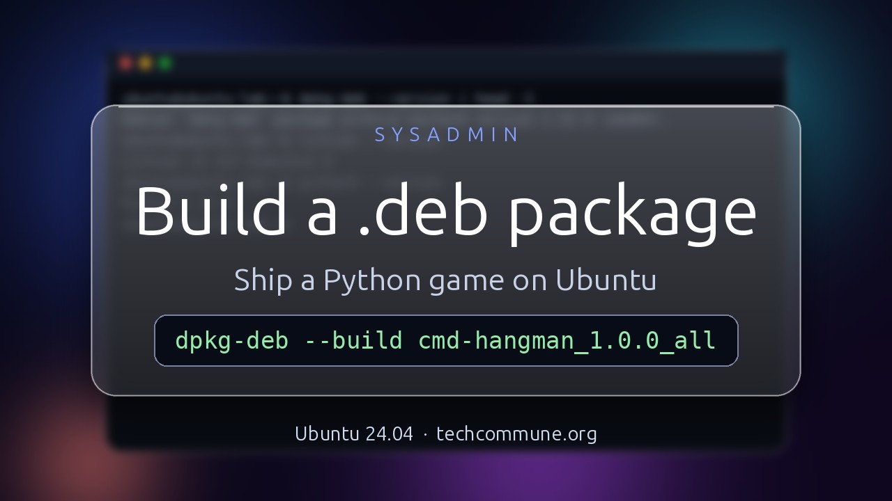 Video: deb Package Guide (Sysadmin video)