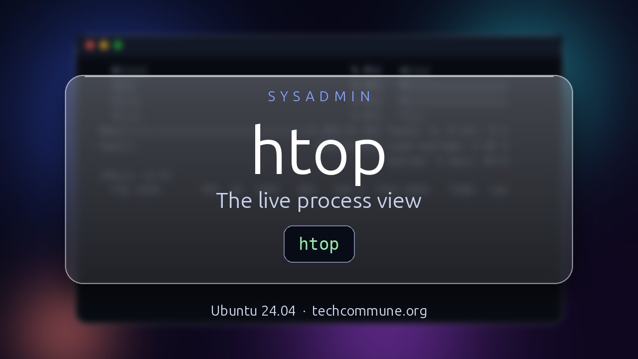 Video: htop Cheat Sheet (sysadmin video)
