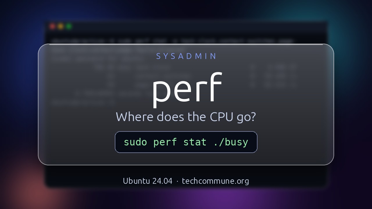 Video: perf Cheat Sheet (sysadmin video)