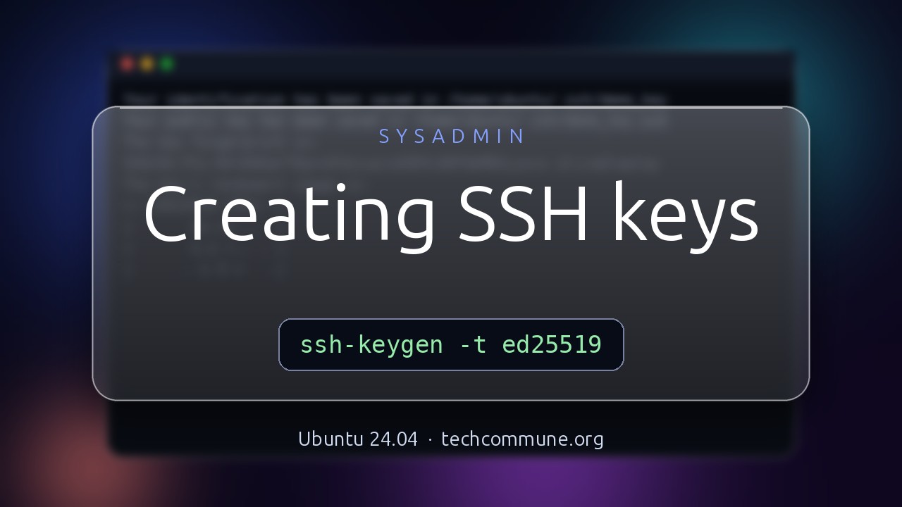 Video: Creating SSH Keys (sysadmin video)
