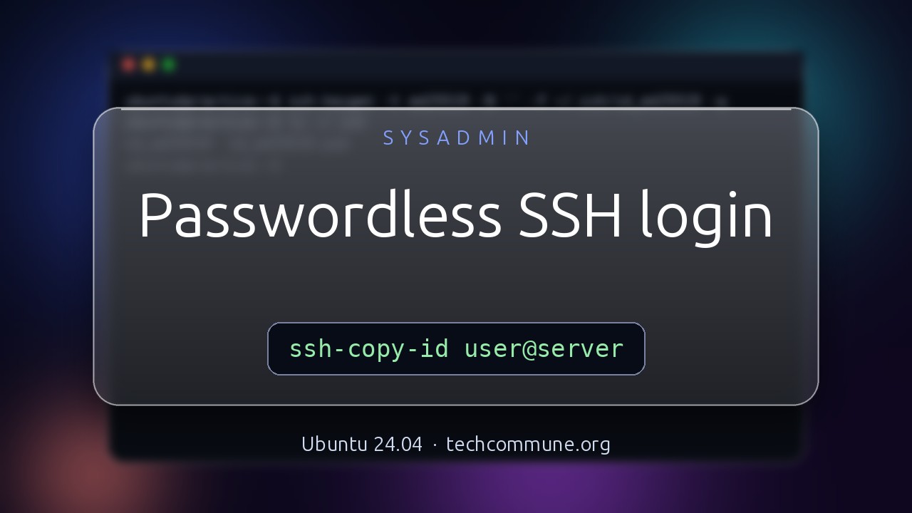 Video: Passwordless SSH Login (sysadmin video)