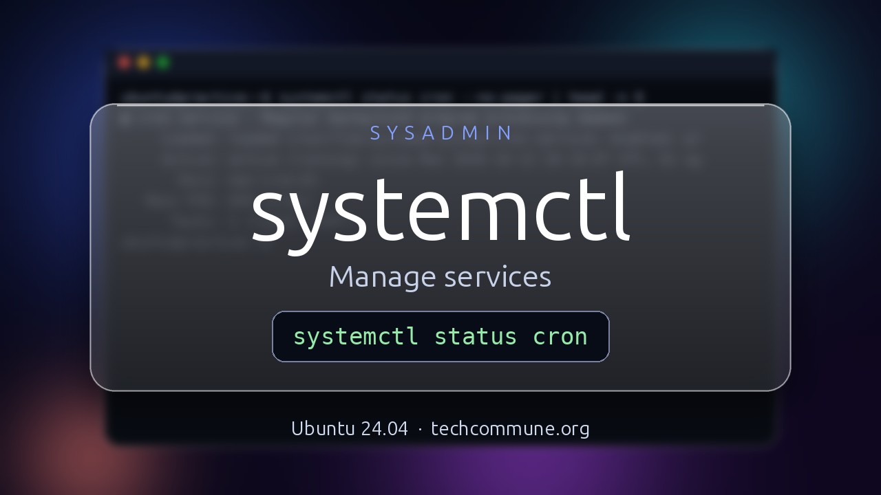 Video: systemctl Cheat Sheet (sysadmin video)