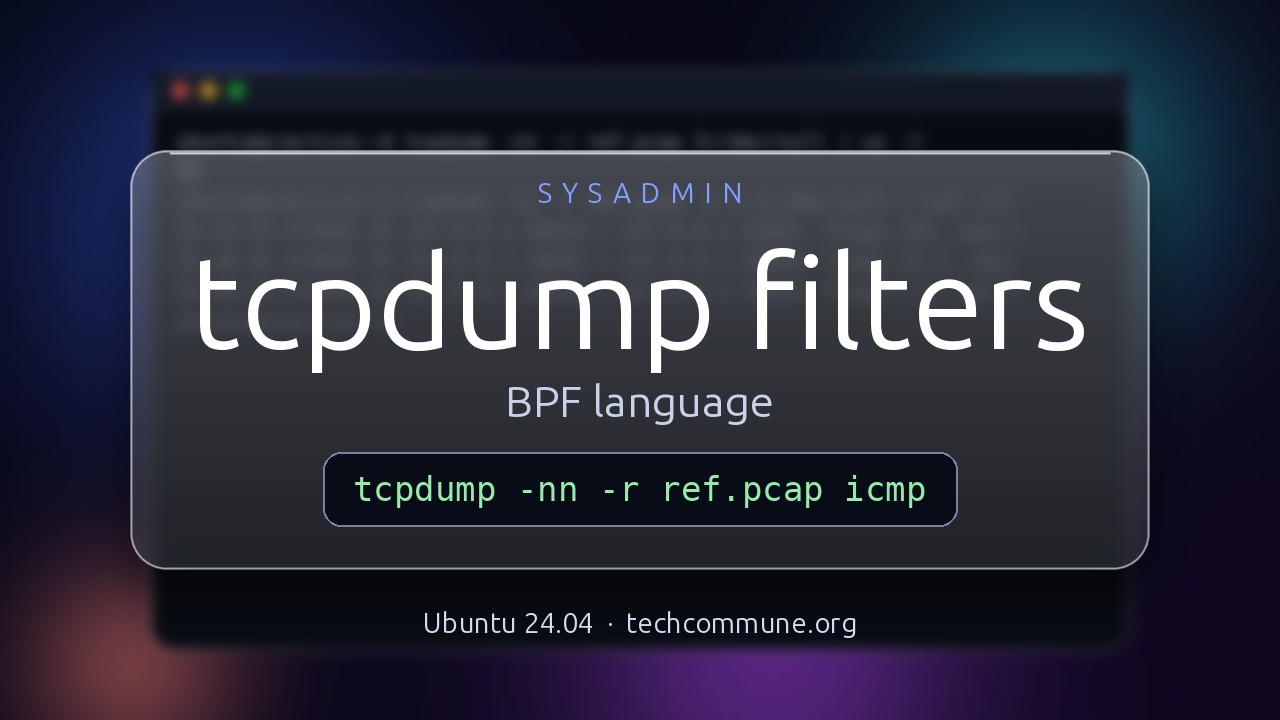 Video: tcpdump Filters (sysadmin video)