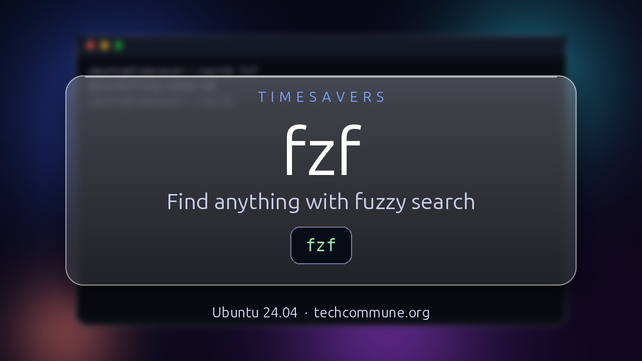 Video: fzf (Timesavers video)
